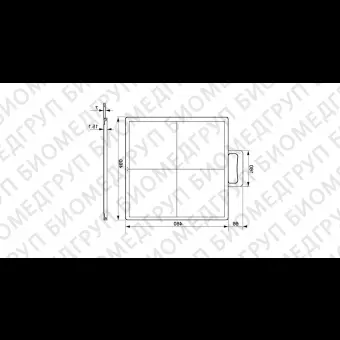 Плоскопанельный детектор для многофункциональной радиографии LWTCF