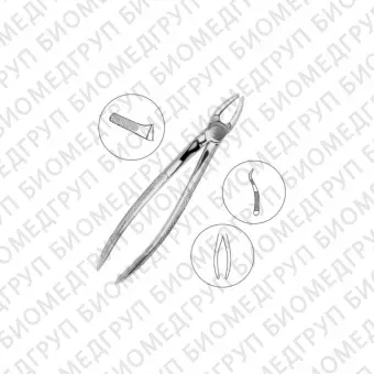 Щипцы для удаления зубов верхние, премоляры 117 HLW Dental Instruments Германия