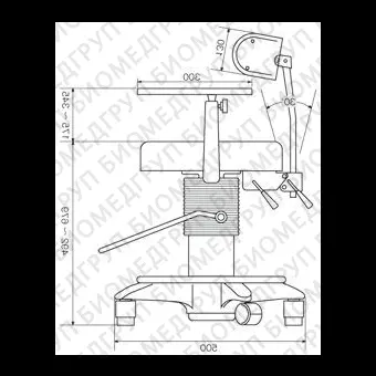 Табурет для медицинского кабинета OC1 series