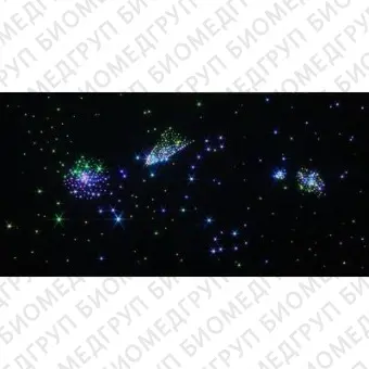Фиброоптический ковер Млечный путь, настенный 900 точек 300х200