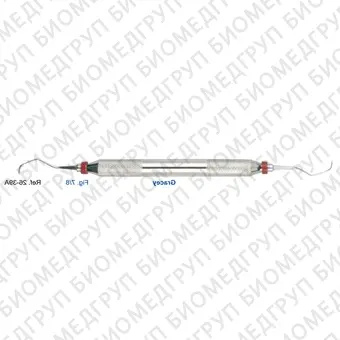 Кюрета парадонтологическая Gracey, форма 7/8, ручка CLASSIC, диаметр 10 мм