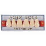 Зубы акриловые Acry Rock фронтальные верхние (планка 6 зубов) (C1 S-18)